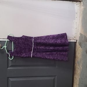 Little girls purple dress size 7